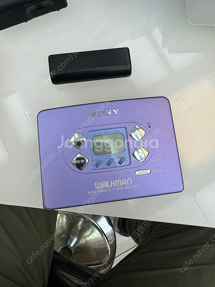 소니 파랑색 카세트 입니다 wm-fx833 판매 합니다--0