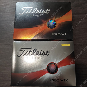 타이틀리스트 골프공 프로V1 프로V1X 선물받은 새공 판매합니다.