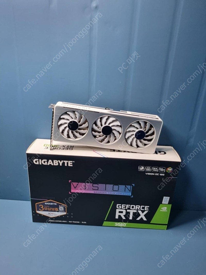 [판매] RTX3060 12GB 기가바이트 어로스 게이밍 비젼(화이트) 판매