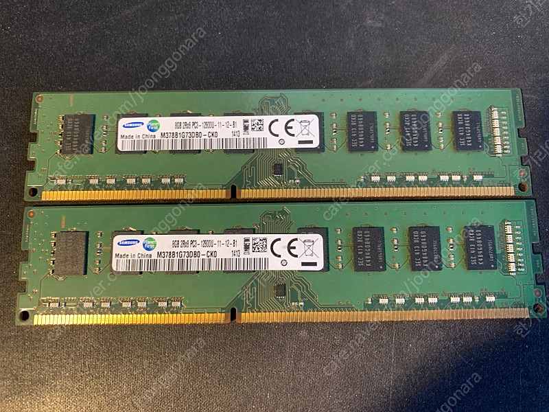 삼성 DDR3 메모리 8기가 2개