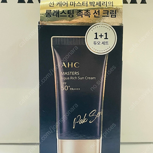 AHC 마스터즈 아쿠아 리치 선 크림 듀오세트 30ml+30ml