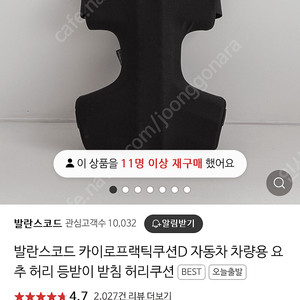 발란스코드 카이로프락틱쿠션D