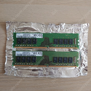 삼성 램 DDR4 16GB PC4 3200AA 데스크탑 메모리 2개