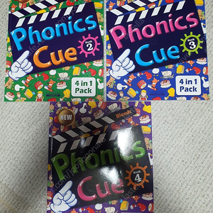 파닉스 큐 phonics cue 1,2,3,4 총4권