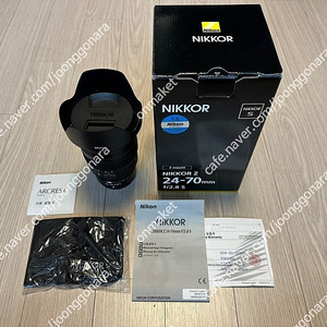 니콘 정품 Z 24-70 S 렌즈 판매합니다.