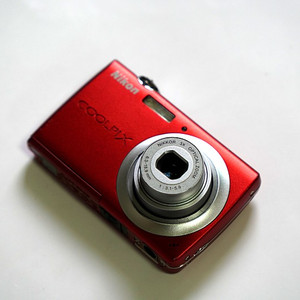 니콘 쿨픽스 S203 레드 컬러 빈티지 디카 디지털카메라