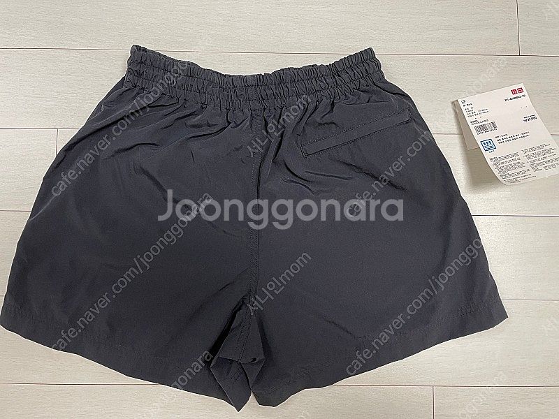 여성 쇼트팬츠 - 유니클로 2024 파라슈트 쇼트 팬츠_ 블랙/xs--3