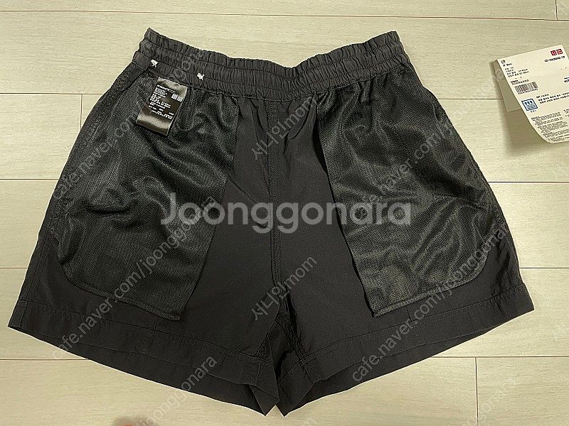 여성 쇼트팬츠 - 유니클로 2024 파라슈트 쇼트 팬츠_ 블랙/xs--7