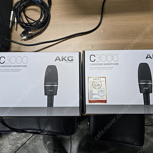 AKG C3000컨텐서 마이크 판매합니다.