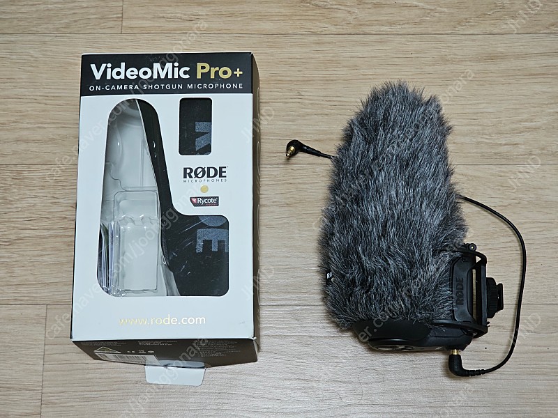 로데 비디오 마이크 프로 플러스(Rode Video mic pro +) Rycote 박스풀 + 정품 데드캣