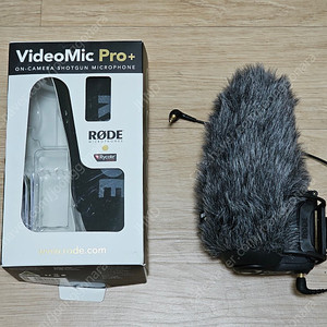 로데 비디오 마이크 프로 플러스(Rode Video mic pro +) Rycote 박스풀 + 정품 데드캣
