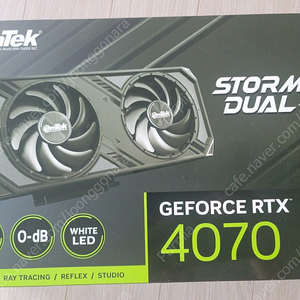 이엠텍 지포스 RTX 4070 STORM X Dual D6X 12GB 팝니다