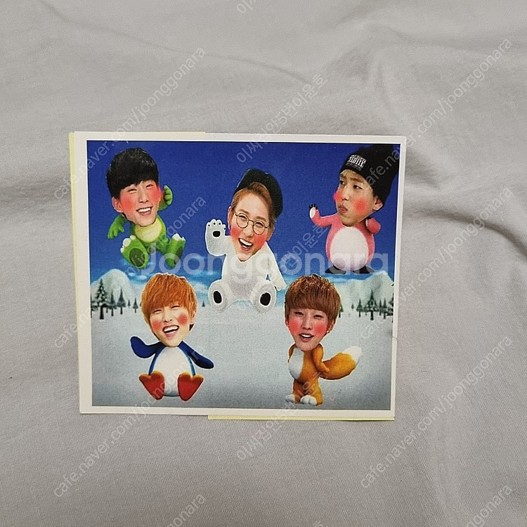 (미사용)B1A4 비원에이포 뽀로로 스티커--0