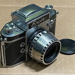 < 오리지널 컨디션 > 올드스쿨 독일제 드레스덴산 오리지널 EXA mini 기계식 수동 필름카메라 + MERITAR 50mm f2.9