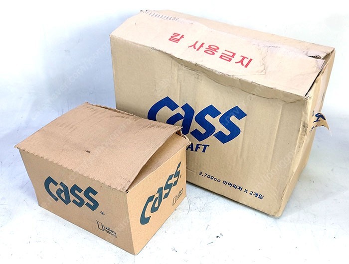 미사용 카스(CASS) 맥주 정품 맥주잔, 피처잔 저렴하게 판매