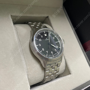 라코 Laco 플리거 프로 37mm A 타입 (정품 브레이슬릿, 보증서 박스 풀 셋)