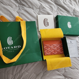 미사용 새제품 고야드 생쉴피스 카드지갑 스페셜컬러 오렌지 GOYARD