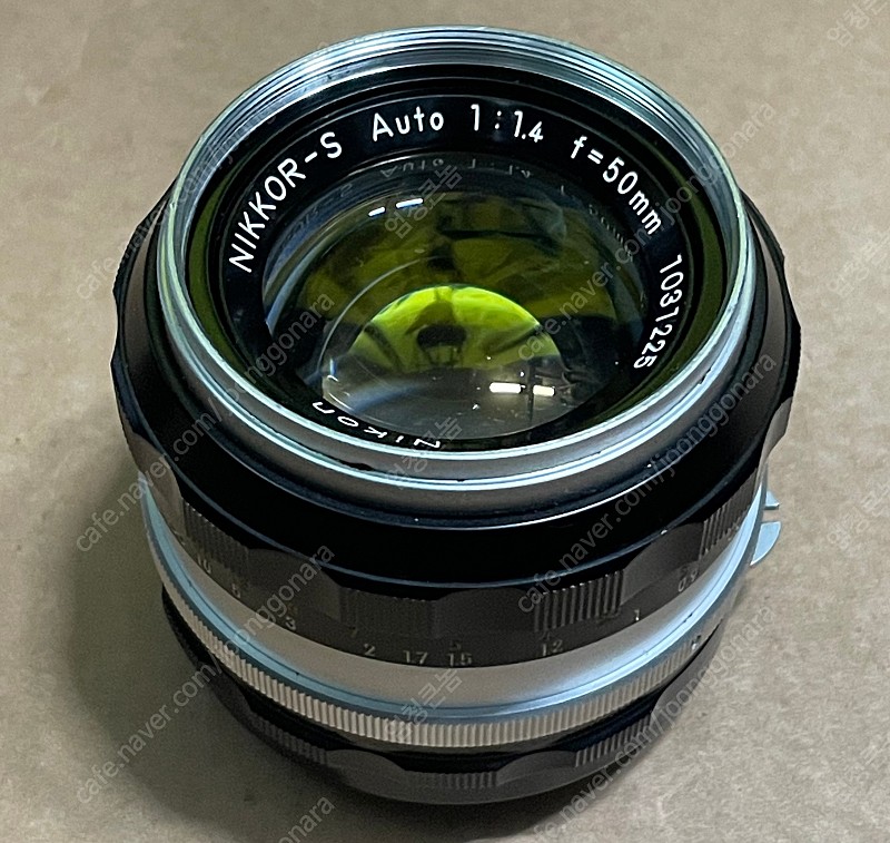 < 오리지널 컨디션 > 올드스쿨 미품 니콘 크롬노즈 해바라기 50.4 MF NIKON Nikkor-S Auto 50mm f:1.4 Non-Ai 바륨 란티움 ?