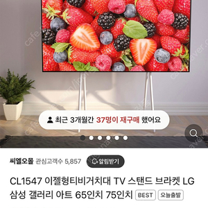 이젤형 tv 거치대 CL1547 새제품 판매