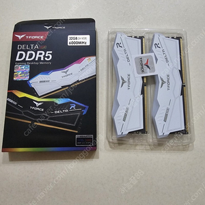 팀그룹 T-Force DDR5-6000RGB 화이트 32gb 램(ram) 팝니다