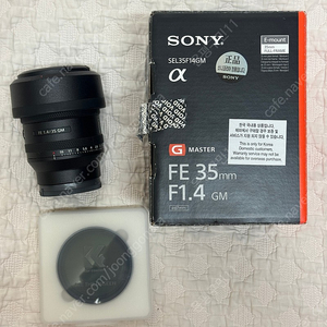 소니 35GM (보증 25년3월) + (코엠스킨, BW UV, KNF 가변 ND) SEL35F14GM