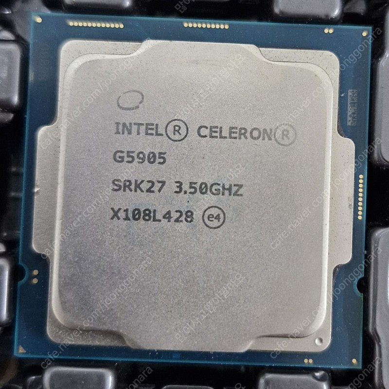 인텔 셀러론 G5905 SRK27 3.5Ghz 2C2HT 4M/L3 LGA1200 2만5천 착불3천