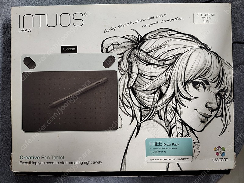 와콤 intuos ctl 490 타블렛