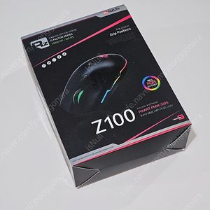RIZUM G-FACTOR Z100 RGB PRO 게이밍 마우스 미개봉 택포 15,000원
