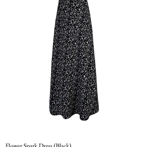 루루서울 원피스 Sour Berry Dress, Flower Spark Dress (Black)