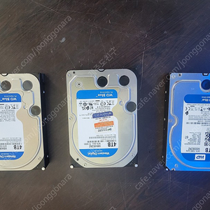 WD BLUE 4TB 2개 2TB 1개 일괄 무료배송 HDD 하드디스크