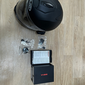 홍진 i90 멀티 시스템 풀페이스 오토바이 헬멧 m사이즈 + 세나 5s 풀구성품