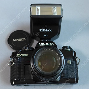 미놀타X 700 MD 50mm 1.4 Lens후레쉬포함