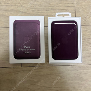 애플 정품 아이폰 맥세이프형 파인우븐 카드지갑 멀베리