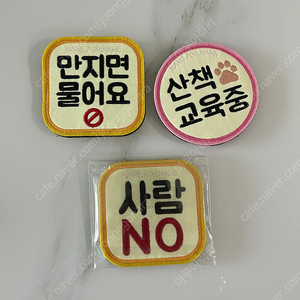 반려견 산책 패치(메세지)