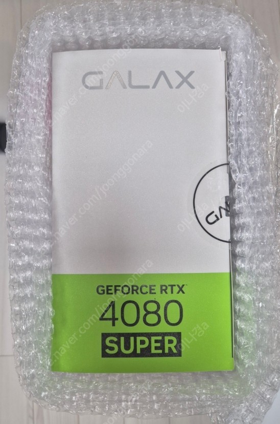 갤럭시 RTX 4080 super sg white 미개봉 판매합니다.