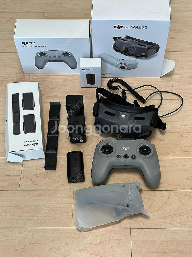 dji 아바타 (기체 제외) 고글2, 조종기2, 모션컨...--0
