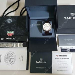 태그호이어 까레라 호이어02 흰판 로즈골드 판매