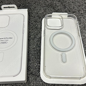아이폰 14프로맥스 애플 정품 맥세이프 투명 케이스