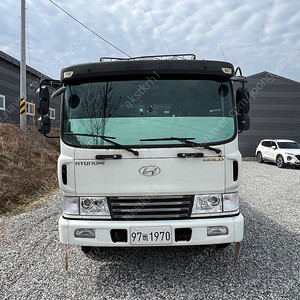 현대 메가트럭 4.5톤 증축 카고 사다리차 어부바차량 개인매매 셀프로더 농기계운반 자동발판