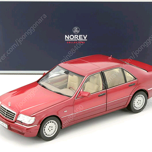 NOREV - MERCEDES-BENZ S500 (W140) 1997 Red metallic 1:18