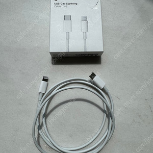 애플 정품 USB-C to 라이트닝 케이블 (1m)