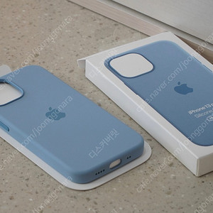 아이폰13미니 정품 실리콘케이스 블루포그 미사용