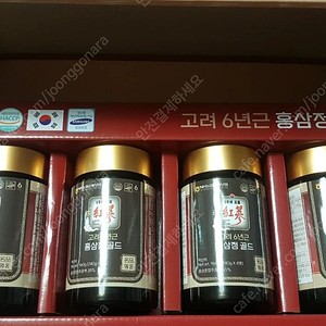 고려6년근 홍삼정골드 4병 쇼핑백 포함 무료배송