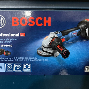 보쉬 GWS18V-10SC 충전그라인더 새제품 본체