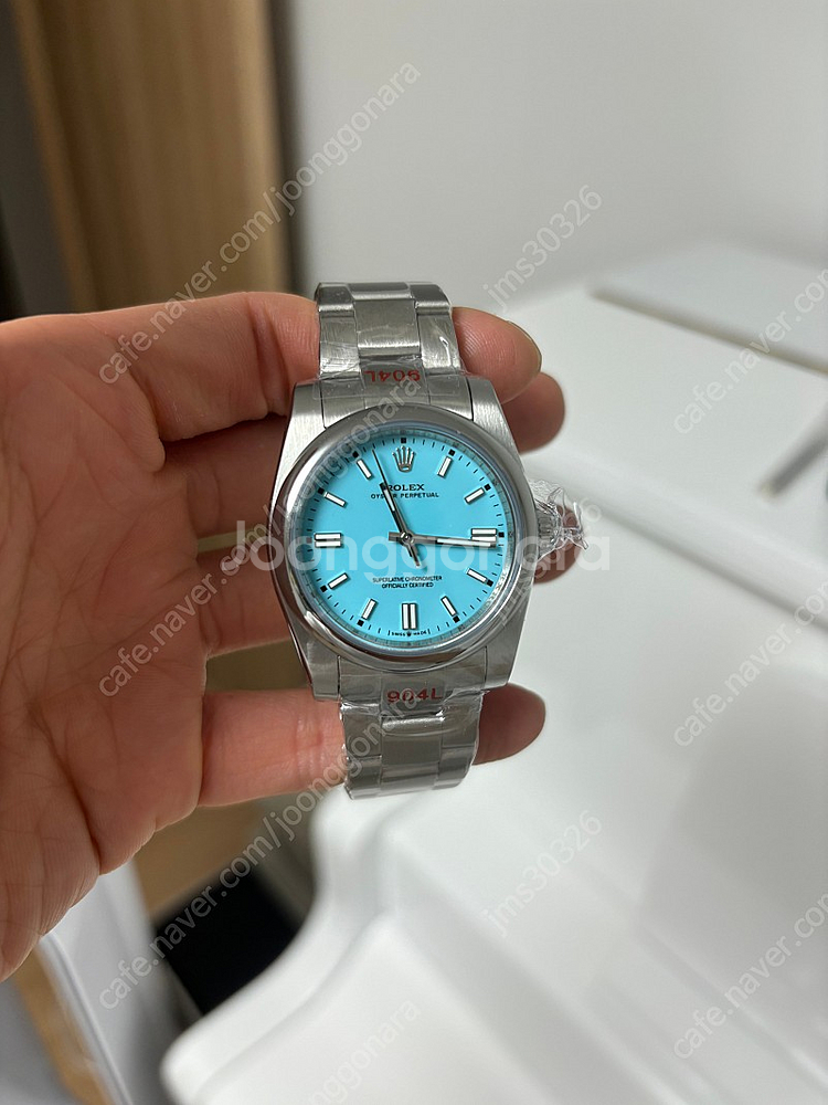 오이스터 퍼페츄얼 36mm 민트--0