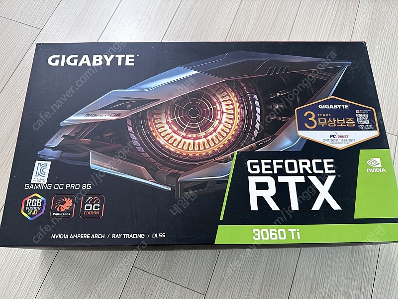 [판매-그래픽카드] 기가바이트 RTX3060Ti Gaming OC PRO 8G