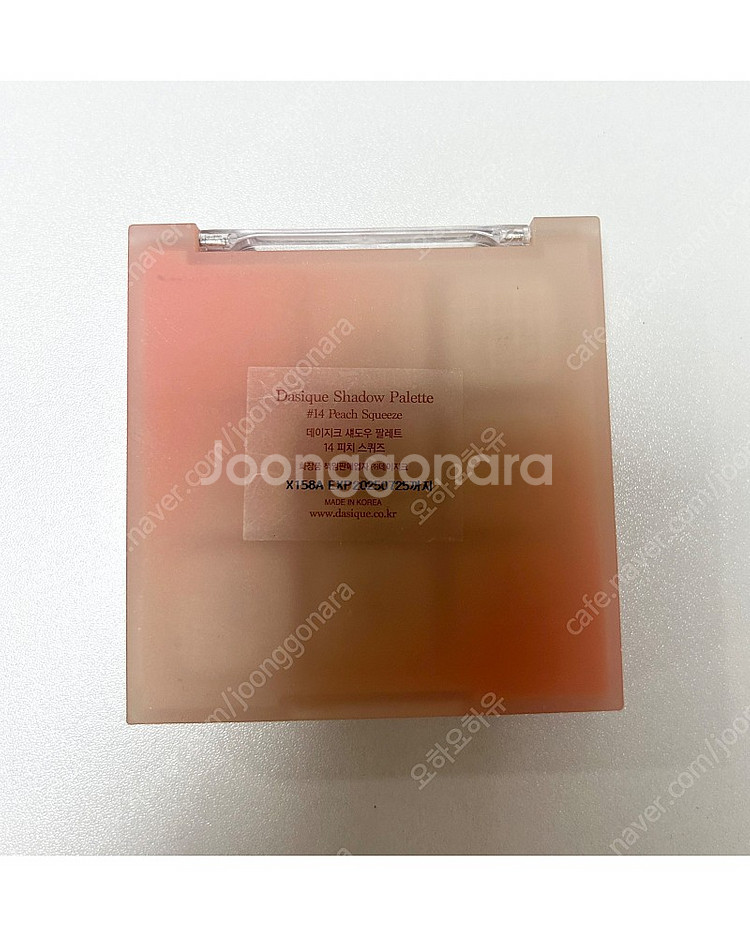 데이지크 셰도우팔레트 피치스퀴드 화장품 쉐도우--1