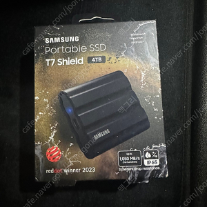 삼성 SSD T7 Shield 4TB (미사용 신품, 병행수입)