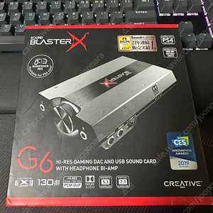 사운드블라스터 G6 판매합니다.