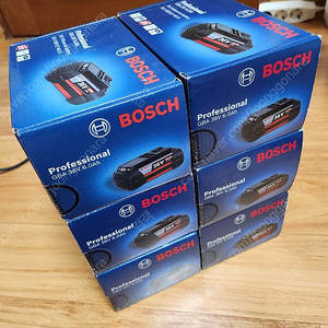 [판매중 일괄 및 개별]보쉬 GBA 36V 6.0AH 리듐이온 배터리 미개봉품 , 보쉬 배터리 GBA 18V 5.0Ah 리튬 이온 밧데리 개봉(미사용품) 팝니다.